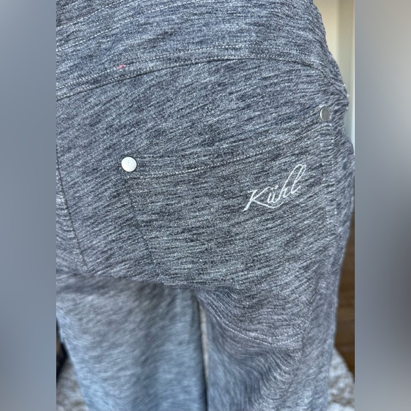 Kuhl SIZE 2 Heathered Gray Athleisure Straight Leg Cargo Pants - Picture 4 of 13